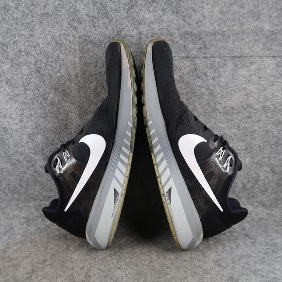 Nike Shoes Womens 10.5 Athletic Trainer Zoom Structure 21 Running Sneakers Black - Picture 11 of 13